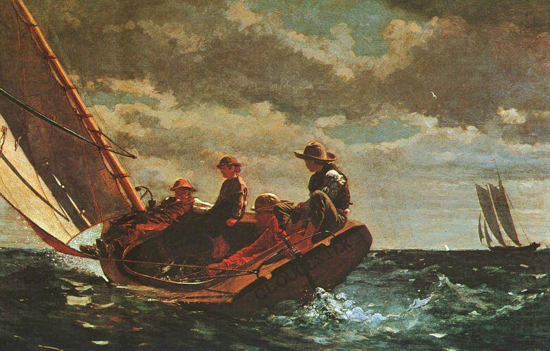 Breezing Up, Winslow Homer